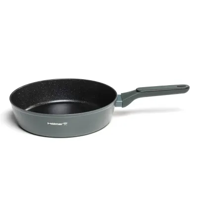 Сотейник с крышкой Holmer Modern 28 см Черно-зеленый DF-42828-FAG