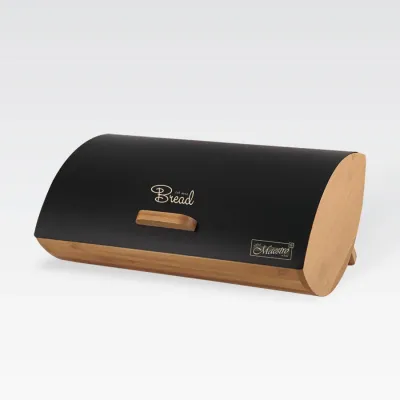 Хлібниця Maestro MR-1775-Black 36,5х25х13,3 см Чорний (74723657)