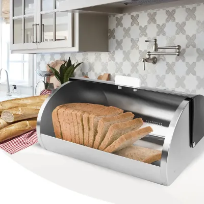 Хлібниця Maestro MR-1676-BL 38,5x19x25,5 см Чорний (78088288)