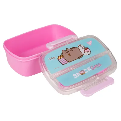 Контейнер YES Pusheen 750 мл с приборами (708161) Контейнер YES Pusheen 750 мл с приборами (708161)