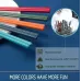 Набор из 5 пар многоразовых антискользящих суши палочек Urbankit разноцветные Набор из 5 пар многоразовых антискользящих суши палочек Urbankit разноцветные