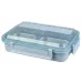 Ланч-бокс Maxtop MP-2302-A для підігріву їжі за допомогою гарячої води 24х17х3.5см Blue