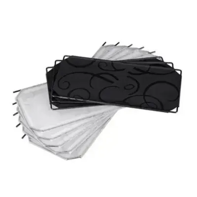 Сборной модульный шкаф для обуви RIAS MP A1-4 пластиковый 39x37x76см Black-White