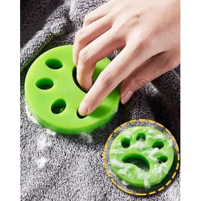 Силиконовая лапка для уборки шерсти домашних животных No Brand ChinaPets D70X5 Зеленый