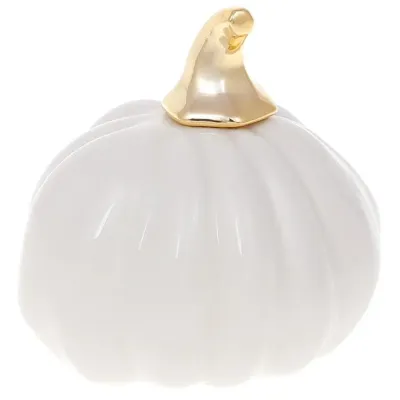 Декоративна фігурка Pumpkin Білий BonaDi 9.4х9х9.3 см DP87198