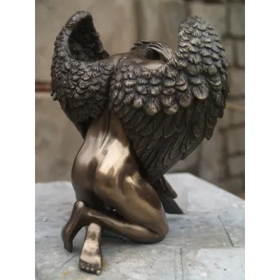 Фігурка інтер'єрна Angel 15 см Veronese Коричневий AL228510 Фігурка інтер'єрна Angel 15 см Veronese Коричневий AL228510
