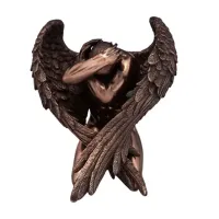 Фігурка інтер'єрна Angel 15 см Veronese Коричневий AL228510 Фігурка інтер'єрна Angel 15 см Veronese Коричневий AL228510
