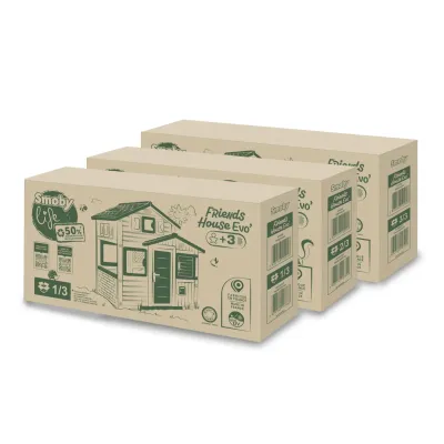 Ігровий будиночок Friends Eva 175x114x162 см Smoby Різнокольоровий OL228536