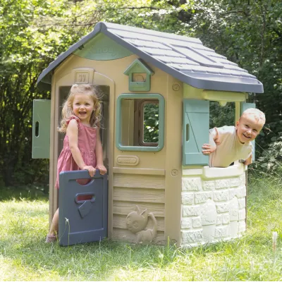 Ігровий будиночок Neo з віконницями 123x115x132 см Smoby Різнокольоровий OL228537