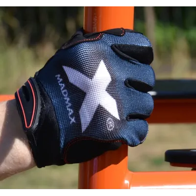 Рукавички для фітнесу MadMax MXG-102 X Gloves Black/Grey/White S