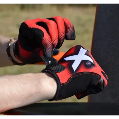Рукавички для фітнесу MadMax MXG-101 X Gloves Black/Grey/Red XXL Рукавички для фітнесу MadMax MXG-101 X Gloves Black/Grey/Red XXL