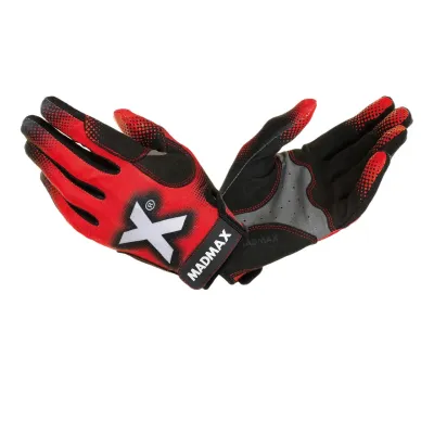 Перчатки для фитнеса MadMax MXG-101 X Gloves Black/Grey/Red XXL
