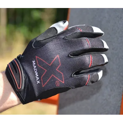 Рукавички для фітнесу MadMax MXG-103 X Gloves Black/Grey XXL