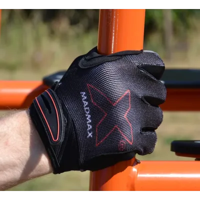 Рукавички для фітнесу MadMax MXG-103 X Gloves Black/Grey XXL