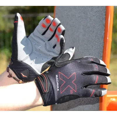 Рукавички для фітнесу MadMax MXG-103 X Gloves Black/Grey XXL