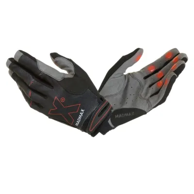 Перчатки для фитнеса MadMax MXG-103 X Gloves Black/Grey XXL