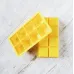 Форма для льоду ICE CUBE 5 cm Olin & Olin 8 кубиків жовта з кришкою