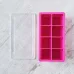 Форма для льоду великий куб 5 см Olin & Olin малинова з кришкою Форма для льоду великий куб 5 см Olin & Olin малинова з кришкою