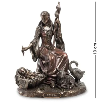 Cтатуетка колекційна Богиня кохання та шлюбу Frigg Veronese 19х12х16 см Коричневий AL229028 Cтатуетка колекційна Богиня кохання та шлюбу Frigg Veronese 19х12х16 см Коричневий AL229028