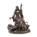 Cтатуетка колекційна Богиня кохання та шлюбу Frigg Veronese 19х12х16 см Коричневий AL229028