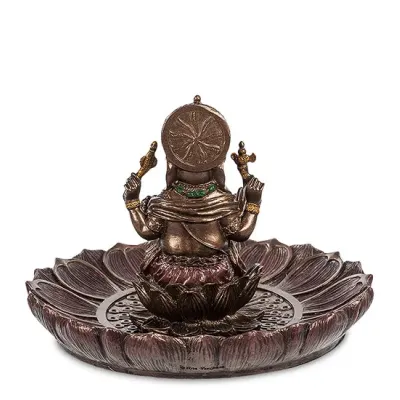 Статуєтка-подставка Ganesha для благовоний 9х12х12 см Veronese Разноцветный AL229032 Статуєтка-подставка Ganesha для благовоний 9х12х12 см Veronese Разноцветный AL229032