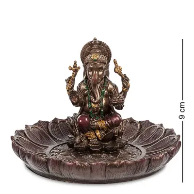 Статуєтка-подставка Ganesha для благовоний 9х12х12 см Veronese Разноцветный AL229032 Статуєтка-подставка Ganesha для благовоний 9х12х12 см Veronese Разноцветный AL229032