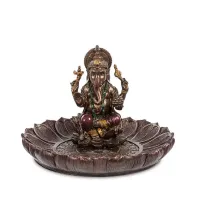 Статуєтка-підставка Ganesha для пахощів 9х12х12 см Veronese Різнокольоровий AL229032 Статуєтка-підставка Ganesha для пахощів 9х12х12 см Veronese Різнокольоровий AL229032