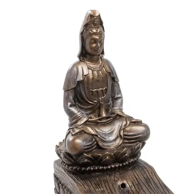 Статуетка-підставка для пахощів Богиня милосердя Guanyin 25х9,5х4 см Veronese AL229034 Статуетка-підставка для пахощів Богиня милосердя Guanyin 25х9,5х4 см Veronese AL229034