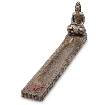 Статуетка-підставка для пахощів Богиня милосердя Guanyin 25х9,5х4 см Veronese AL229034