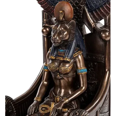 Cтатуэтка коллекционная Sekhmet Богиня войны Veronese 27х13х12 см Разноцветный AL229038