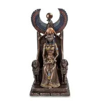 Cтатуэтка коллекционная Sekhmet Богиня войны Veronese 27х13х12 см Разноцветный AL229038
