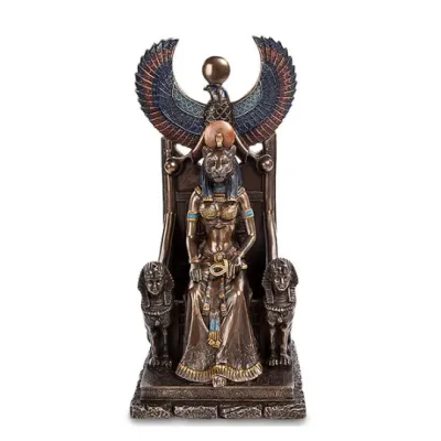 Cтатуэтка коллекционная Sekhmet Богиня войны Veronese 27х13х12 см Разноцветный AL229038