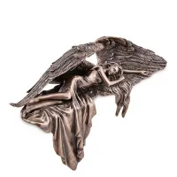 Cтатуэтка коллекционная Girl Angel 20х6х13 см Veronese Коричневый AL229050