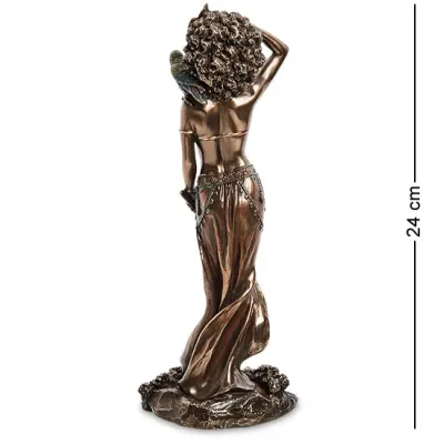Cтатуетка колекційна Богиня краси Oshun 24х9х6 см Veronese Коричневий AL229057