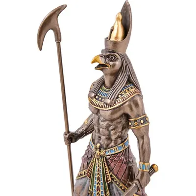 Cтатуетка колекційна Horus давньоєгипетський бог неба та сонця 27 см Різнокольоровий Veronese AL229066