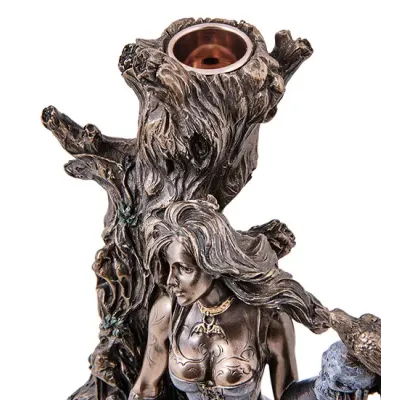 Подсвечник-фигурка Veronese Fantasy Girl 27x12 см Коричневый (AL229081) Подсвечник-фигурка Veronese Fantasy Girl 27x12 см Коричневый (AL229081)