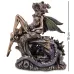 Cтатуэтка коллекционная Фея с Драконом Veronese 18х16х12 см Разноцветный AL229091