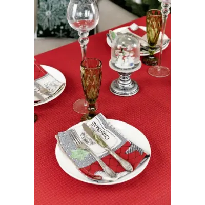 Серветка Прованс Merry Christmas 35х45 см Різнокольоровий (7402)