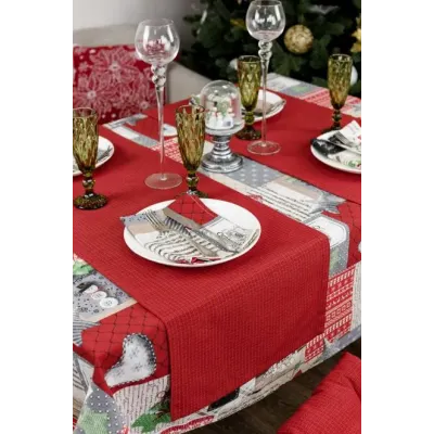Серветка Прованс Merry Christmas 35х45 см Різнокольоровий (7402)