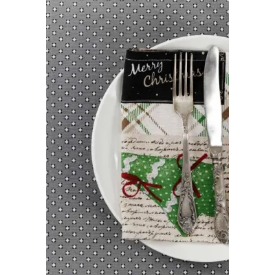 Серветка Прованс Merry Christmas 35х45 см Різнокольоровий (7402)