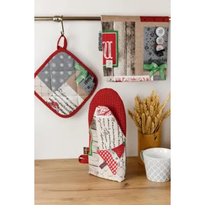 Серветка Прованс Merry Christmas 35х45 см Різнокольоровий (7402)