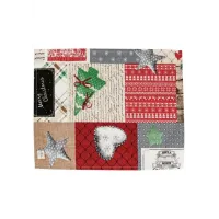 Серветка Прованс Merry Christmas 35х45 см Різнокольоровий (7402) Серветка Прованс Merry Christmas 35х45 см Різнокольоровий (7402)