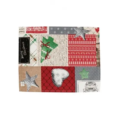 Серветка Прованс Merry Christmas 35х45 см Різнокольоровий (7402)