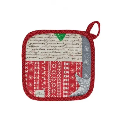 Прихватка Прованс Merry Christmas Разноцветный 20х20 см (7405)
