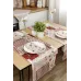 Серветка Прованс Квіти 35х45 см Бежево-бордовий (7531) Серветка Прованс Квіти 35х45 см Бежево-бордовий (7531)