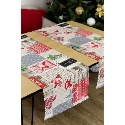 Доріжка Прованс Merry Christmas 40х140 см Різнокольоровий (7410)