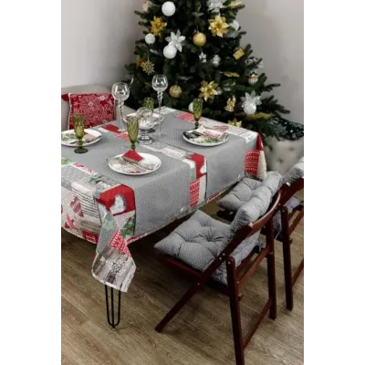 Доріжка Прованс Merry Christmas 40х140 см Сірий (7418)