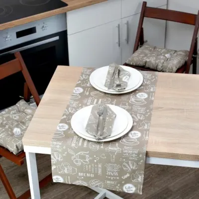 Дорожка Прованс Breakfast beige 40х120 см Разноцветный (6803)