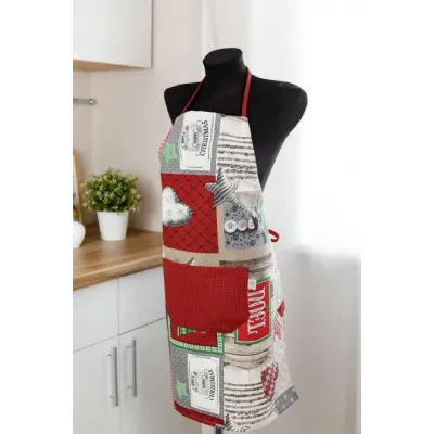 Фартук Прованс Mery Christmas One Size Разноцветный (7416) Фартук Прованс Mery Christmas One Size Разноцветный (7416)