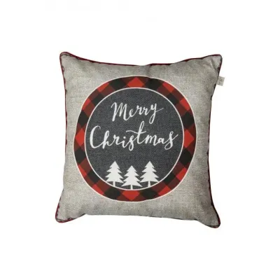 Наволочка декоративна Прованс Merry Christmas 45x45 см Різнокольоровий (7433)